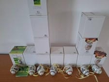 12 Hutschenreuther Ostereier aus Porzellan mit Karton - Jahreseier Ostern
