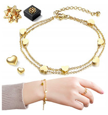 Damen Armband Gold Herz