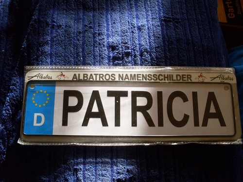 Albatros namensschild patricia - albatros,