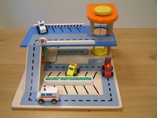 Parkhaus Straßen Tankstelle