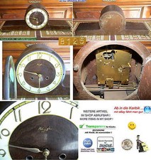 TISCHUHR KIENZLE Wohnzimmer Uhr Regulator Chronometer Kaminuhr Fire Mantel Clock