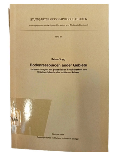 Reiner vogg wüstenböden - vogg:,