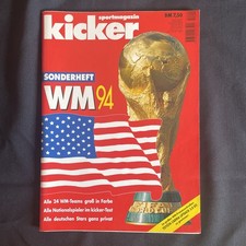 Kicker Sonderheft Weltmeisterschaft WM 94 mit Kicker Bestellscheinkarte