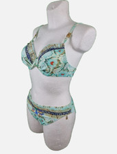 Opera Bikini Größe 36 B Cup Bademode Türkis Trägerbikini Badebekleidung Bügel