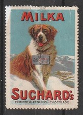 Reklamemarke SUCHARD Milka Schokolade