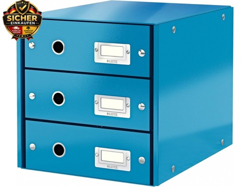 Schubladenbox blau 3 - schubladenbox,,