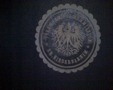 Siegelmarke Veranlagungs- Kommission  Kr. Niederbarnim  