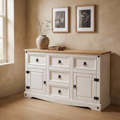 Sideboard kommodemassivholz - sideboard,