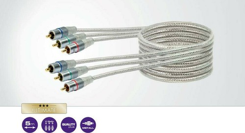 Cinch kabel yuv - 5m,