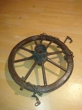 Hartholz Wagenrad Ø45 Cm, Deko