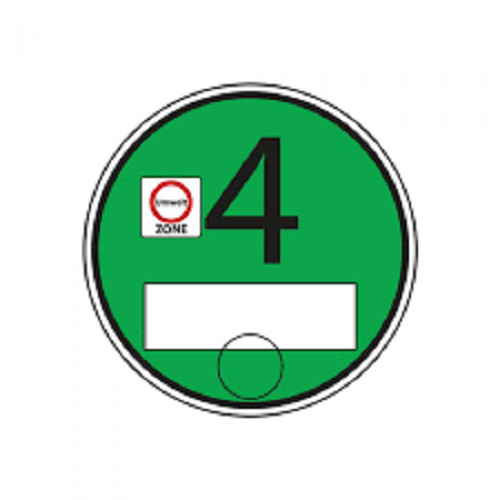 Grüne feinstaubplakette - feinstaubplakette,