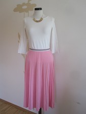 *Marc O´Polo*Rock*Midi*Plissee*Jersey*edel*rosa*Gr.34/XS*NEU*OVP 140€*