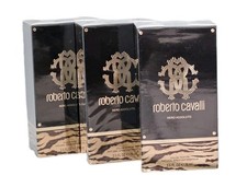 3 x 75 ml Roberto Cavalli Nero Assoluto 225 ml Eau de Parfum Spray Neu & Ovp