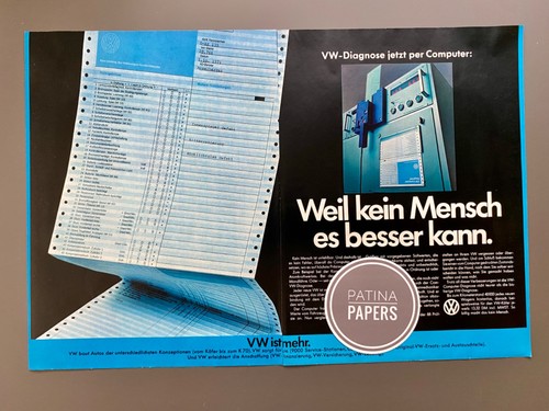 1971 diagnose computer - vw,