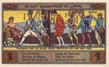 2x50 Pfennig, 2x1 Mark - Barntrup - Notgeld - Ganze Serie