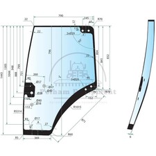 Door Screen Glass for Fendt