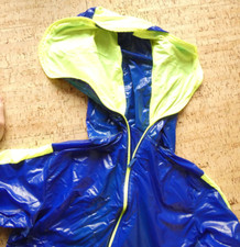 Glanznylon Shiny Nylon Tracksuit Hoodie Windbreaker Trainingsanzug Full Zip