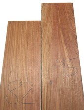 1x Bubinga Holz Rosenholz