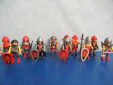 10 Rote Drachen Ritter Figuren