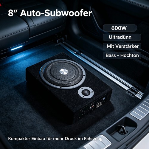 Flacher aktiv subwoofer - flacher,