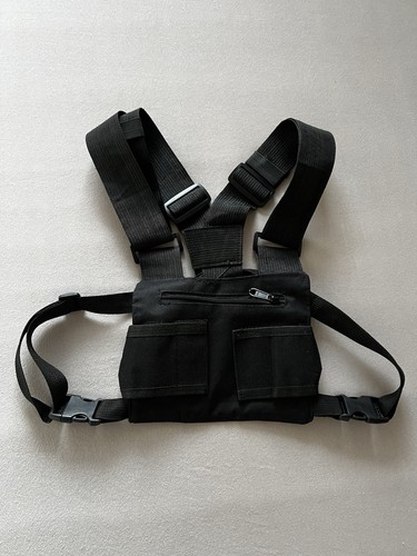 Schwarze tactical chest bag - schwarze,