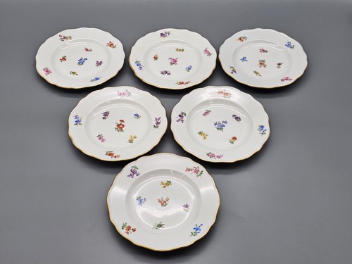 Meissen teller 5 - meissen, 6x