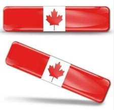 2x 3D Gel Aufkleber Canada