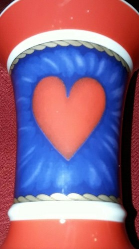 Vase aus porzellan blau - porzellan,