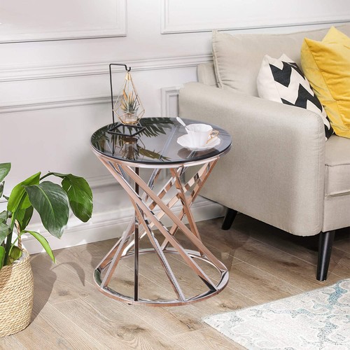 Couchtisch rund glastisch mit - couchtisch,