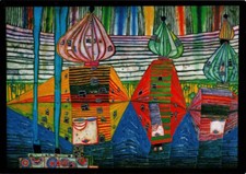 Kunstkarte Hundertwasser