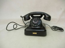 x-19976 Altes Bakelit Telefon W38 31.Mrz. 1956 Post,mit Gebrauchsspuren