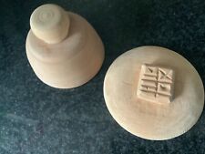 schöne alte Butterform  Buttermodel mit Knauf und Butterstempel