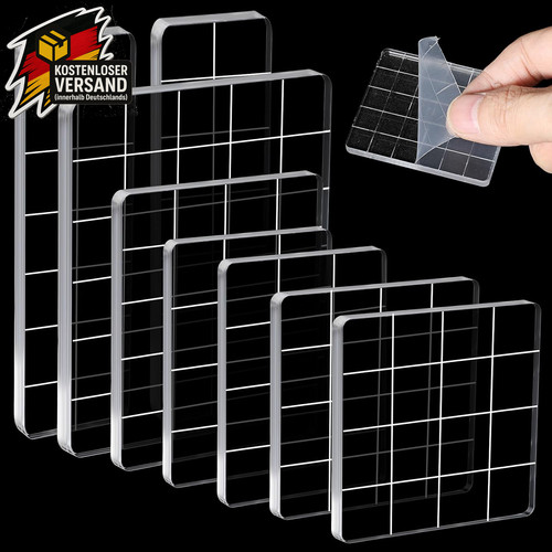 Acrylblock set für - für, stempel