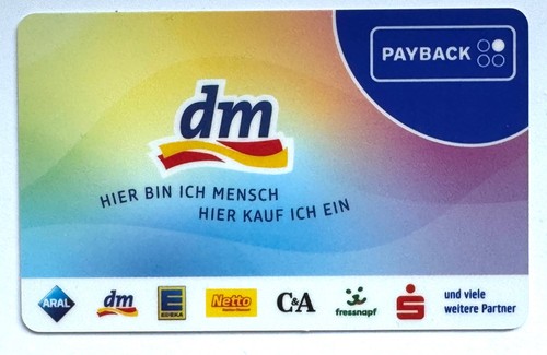 Alte payback karte - alte, payback-karte