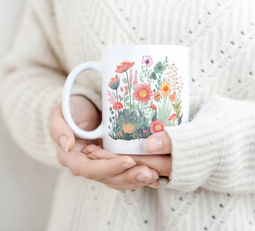 Blumen flower mug - ,