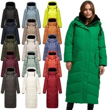 Navahoo Damen Winterjacke Steppjacke Winter Jacke lang warm Mantel Parker B976