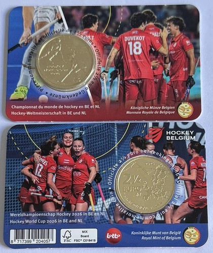 Euro coincard bu belgien - 2,5,