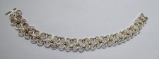 Armband filigrane Arbeit 830 S Silber Vintage 70er bracelet silver