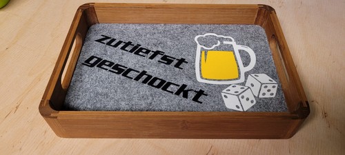 Würfelunterlage würfelbrett - würfelunterlage,