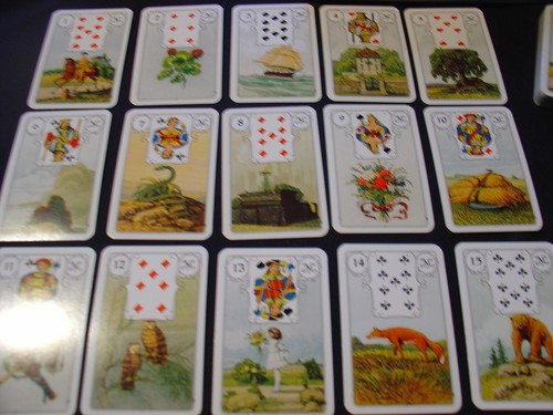 Lenormand orakel blaue eule - lenormand,