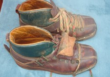 alte Ski Schuhe Ca 1960