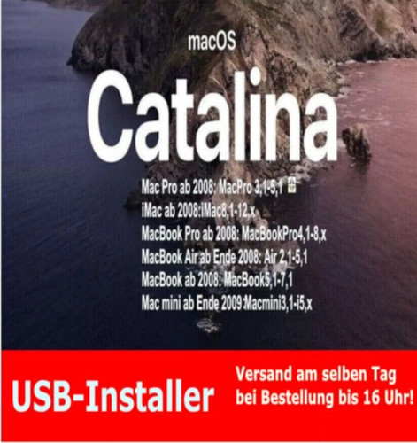 Usb stick für macos 7 - usb-stick, 10.15.7