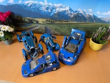 4× Bugatti Modellautos – verschiedene Größen (Konvolut)