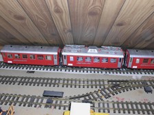 XX LGB --XXXXX dreiteiliger RhB Eigenbau Triebwagenzug zweimotorig gebraucht