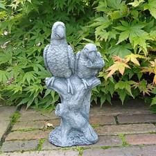 Steinfigur Papagei Ara  Vogel