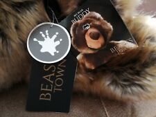 Sigikid Beasts Town "Bär Buddy" sitzend ca. 25 cm, gesamt ca. 35 cm