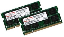 2x 4GB = 8GB Speicher RAM DDR2 667Mhz Acer Notebook Aspire Timeline 1810T