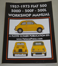 Werkstatthandbuch Reparaturanleitung Fiat 500 / 500 D / 500 F / 500 L  1957-1973