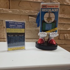 C64 Commodore 64 / 128 - 2 Spiele     Zappy Zooks + Seeschlacht - 