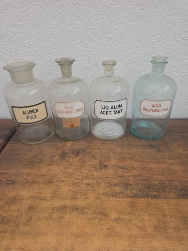 Apothekerflaschen 4er set - apothekerflaschen,